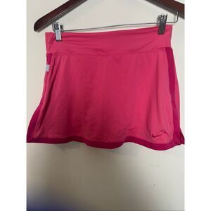 NIKE Border Tennis Skort Fireberry Pink Size Small Athletic Tenniscore Activewea